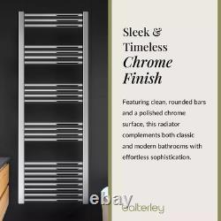 Straight Heated Heated Towel Rail Radiator, 431W, 500 x 1500mm, Chrome