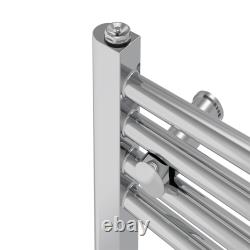 Straight Heated Towel Rail Bathroom Rad Radiator Towel Warmer Chrome