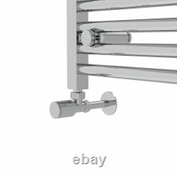 Straight Heated Towel Rail Bathroom Rad Radiator Towel Warmer Chrome