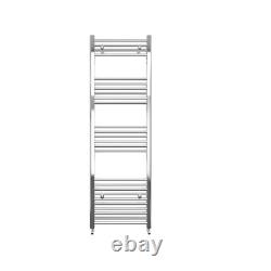 Straight Heated Towel Rails Bathroom Ladder Radiator Chrome 1600x400mm UK