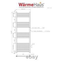 Straight Modern Heated Towel Rail Radiator Bathroom Ladder Warmer ALL Colour