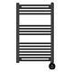 Tcp Smart Wifi Electric Heated Towel Rail 800x500mm Black Timers Ipx4 Thermostat