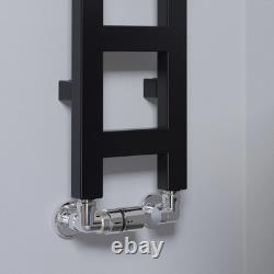 Terma Easy Matt Black Heated Towel Radiator 960 x 200mm