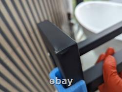Terma Stand Anthracite Heated Towel Rail 1150x400mm NEW minor defect RRP £600