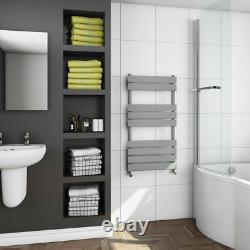 The Heating Co. Bali stone grey heated towel rail 1500 x 500