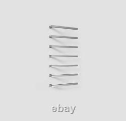 ThermoSphere Diamond Polished 12V Heated Towel Bars / Rail Single Square 500mm