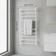 Thermosphere Heated Towel Rail Electric White 1120x530mm Bathroom Radiator Dryer
