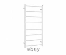 ThermoSphere Heated Towel Rail Electric White 1120x530mm Bathroom Radiator Dryer