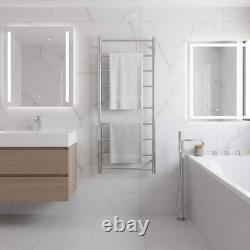 ThermoSphere Heated Towel Rail Polished Stainless Steel 1120 x 530mm