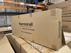 Thermorail 304 Stainless Steel Brushed Heated Towel Rail 1120x400x122mm
