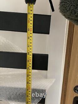 Towel Designer Radiator Gas Heated Towel Rail Flat Panel Black