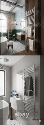 Towel Radiator Chrome 1200x500mm Bathroom Heated Towel Rail Ladder