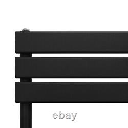 Towel Radiator Designer Flat Panel Bathroom Heated Rail Anthracite Black White