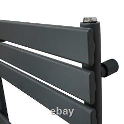 Towel Radiator Designer Flat Panel Bathroom Heated Rail Anthracite Black White