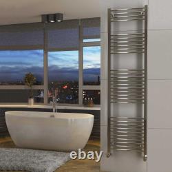 Towel Radiator Towel Rail Heated Ladder Bathroom Straight Curved Polished Chrome