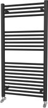 Towel Radiator Towel Rail Matte Black Ladder Heated Bathroom Curved Flat Warmer