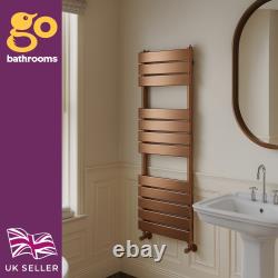 Towel Rail Bronze Bathroom Radiator Heated Ladder Rail Flat Panel 3 Sizes
