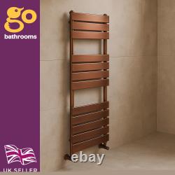 Towel Rail Bronze Bathroom Radiator Heated Ladder Rail Flat Panel 3 Sizes