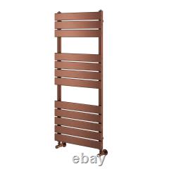 Towel Rail Bronze Bathroom Radiator Heated Ladder Rail Flat Panel 3 Sizes