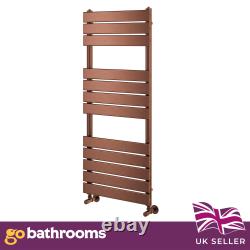 Towel Rail Bronze Bathroom Radiator Heated Ladder Rail Flat Panel 3 Sizes