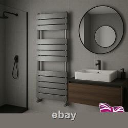 Towel Rail Gunmetal Grey Bathroom Radiator Heated Ladder Flat Panel 3 Sizes