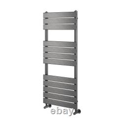 Towel Rail Gunmetal Grey Bathroom Radiator Heated Ladder Flat Panel 3 Sizes