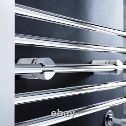 Towel Rail Radiator Bathroom Chrome Straight Heated Ladder Warmer Rad 1500x500mm