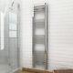 Towel Rail Radiator Bathroom Chrome Straight Heated Ladder Warmer Rad 1600x400mm