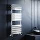 Towel Rail Radiator Designer Flat Panel Heated Bathroom Chrome 1200 X 500mm