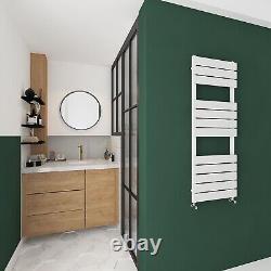 Towel Rail Radiator Designer Heated Bathroom Flat Panel White Black Anthracite