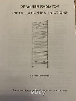 Towelrads Iridio Heated Towel Rail Chrome 1200x500 (B)