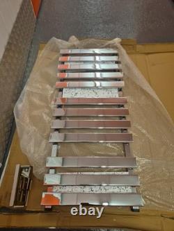 Towelrads Perlo Straight Heated Towel Rail 1200x500mm Chrome 120907