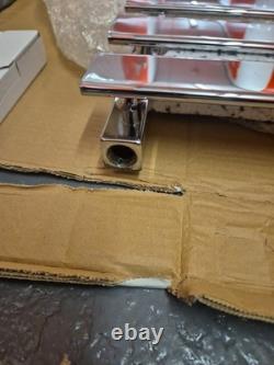 Towelrads Perlo Straight Heated Towel Rail 1200x500mm Chrome 120907