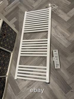 Towelrads Pisa White Heated Towel Rail 1200x500 NEW Transit Damage