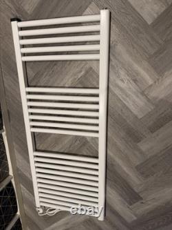 Towelrads Pisa White Heated Towel Rail 1200x500 NEW Transit Damage