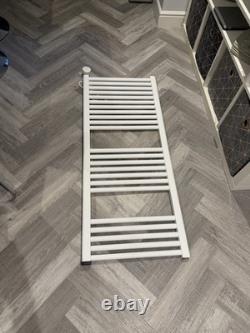 Towelrads Pisa White Heated Towel Rail 1200x500 NEW Transit Damage