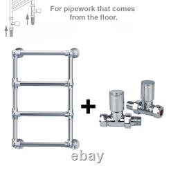 Traditional Bathroom Designer 500 x 750 mm Charlotte Heated Towel Rail Radiator