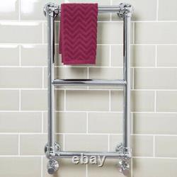 Traditional Bathroom Heated Towel Rail Radiator 700 x 400 mm Chrome