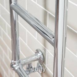 Traditional Bathroom Heated Towel Rail Radiator 700 x 400 mm Chrome