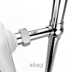 Traditional Towel Rail Radiator Bathroom Column Heated Rads White Chrome 963x673