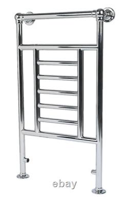 Traditional Victorian 676Btu Bathroom Towel Radiator (H)914 x (W)535mm-Chrome