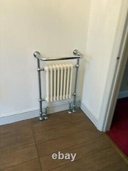 Traditional Victorian Style Heated Towel Rail and Iron Column Radiator Cotswold