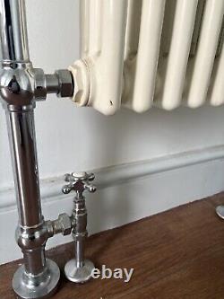 Traditional Victorian Style Heated Towel Rail and Iron Column Radiator Cotswold