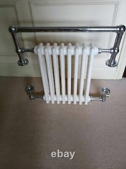 Traditional heated towel rail