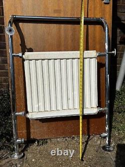 Traditional vintage heated towel rail radiator