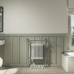 UK Radiators Towel Radiator Rail Dual Fuel Traditional Column AnthraciteWhite