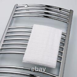 Ultraheat Chelmsford Arched Chrome Heated Towel Rail Warmer 900mm X 420mm
