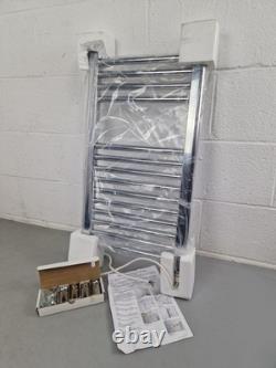 Vent-Axia Flat Chrome Heated Towel Rail VATRF150C 700 x 400mm 150W Wall Mounted