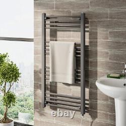 Vertical Heated Towel Bathroom Rail Radiator Ladder Warmer Electric Heating Rack