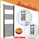 Vertical Heated Towel Bathroom Rail Radiator Ladder Warmer Electric Heating Rack